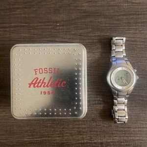 Rare Fossil Animated Stick Figure Gents Watch